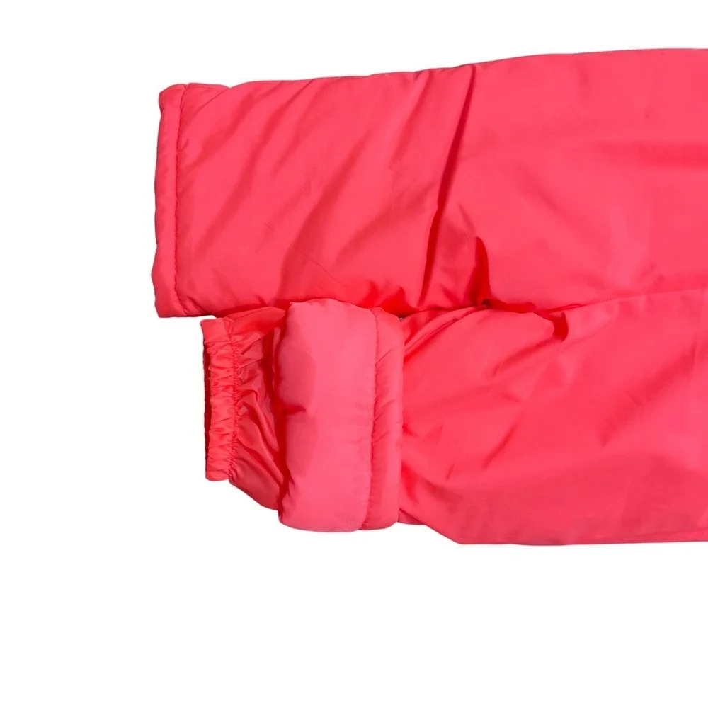OshKosh Girls 18 Medium Neon Pink Bib Ski Snowboard Pants Insulated Winter NWT